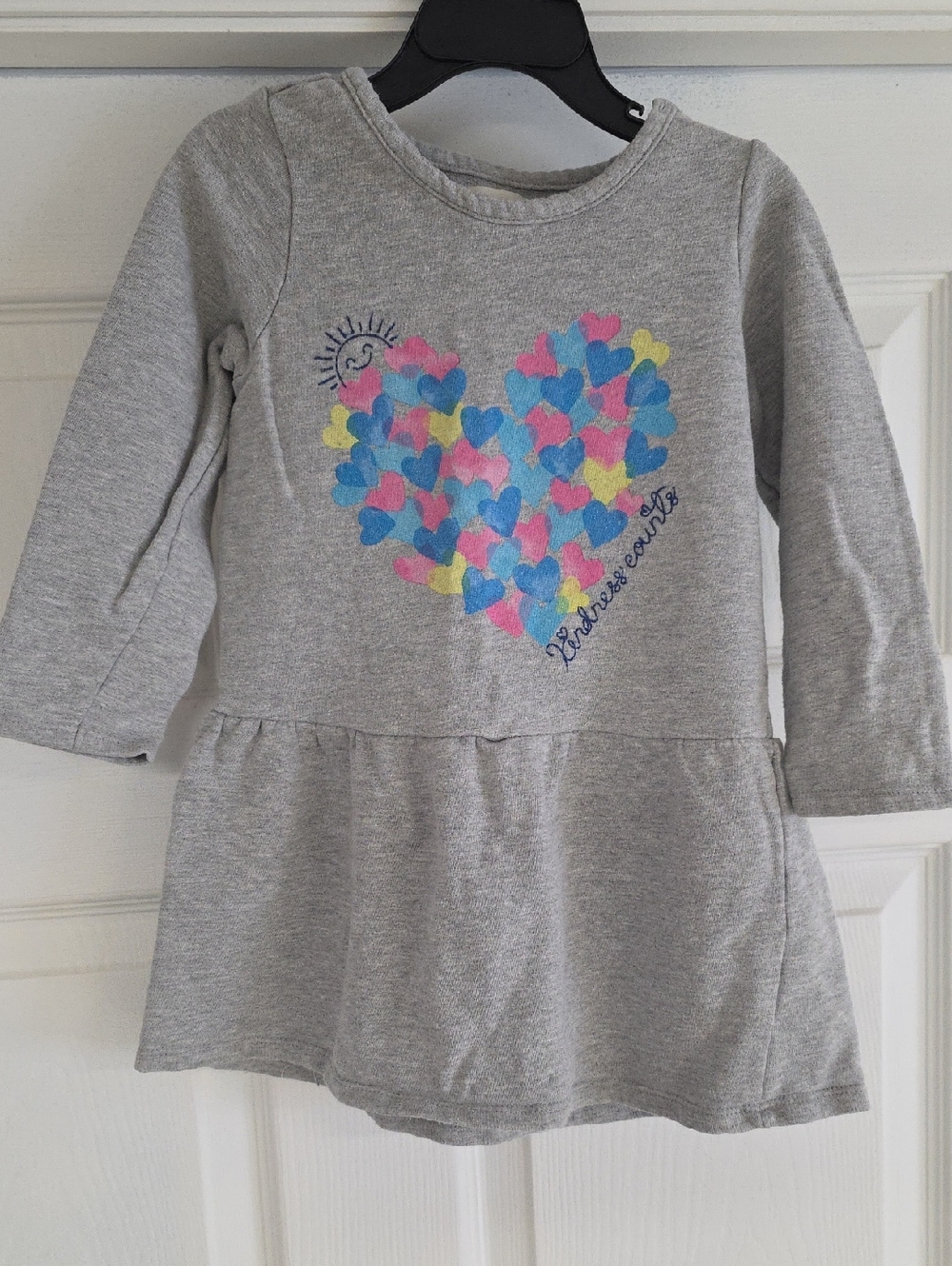 Hatley Baby Light Gray Toddler Long Top/Sweater Dress